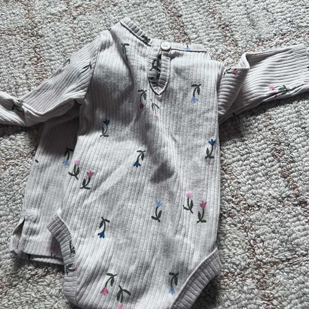 Carter's Beige Ribbed Baby Pants - Picture 4 of 4